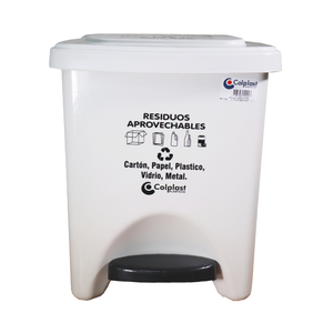 Papelera Cuadrada Pedal 22 LT