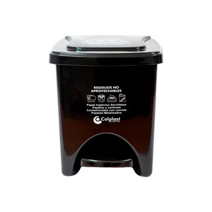 Papelera Cuadrada Pedal 22 LT