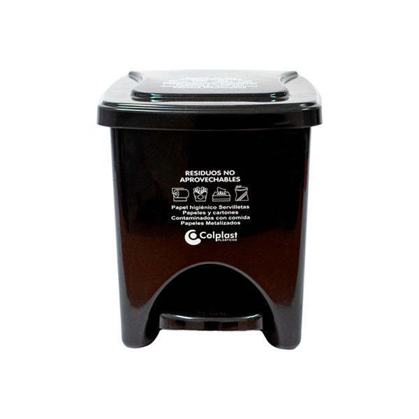 Papelera Cuadrada Pedal 22 LT